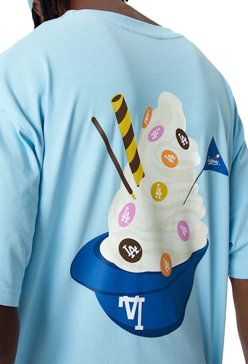 New Era LA Dodgers MLB Ice Cream T-shirt Graphic Blue 60357134