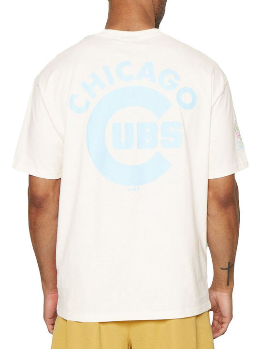 New Era Chicago Cubs MLB Ανδρικό T-shirt Κοντομάνικο Λευκό