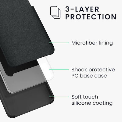 KWmobile Silicone Back Cover Green (Galaxy A54)