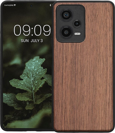 KWmobile Back Cover Wooden Dark Brown (Redmi Note 12 Pro / Poco X5 Pro)