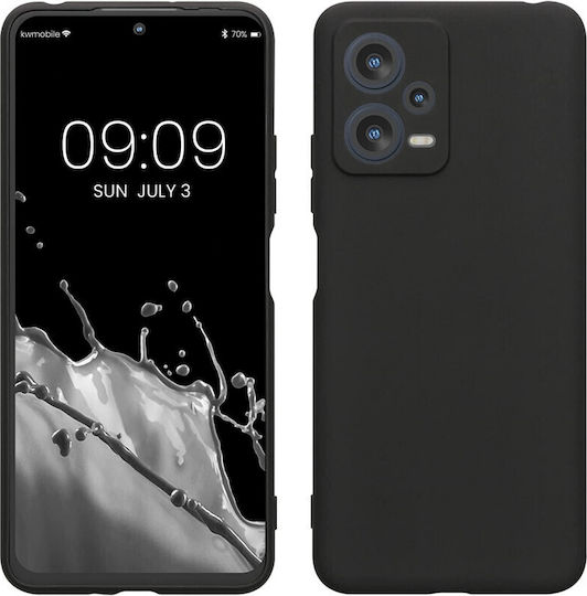 KWmobile Back Cover Σιλικόνης 1.3mm Matte Black (Redmi Note 12 5G / Poco X5 5G)