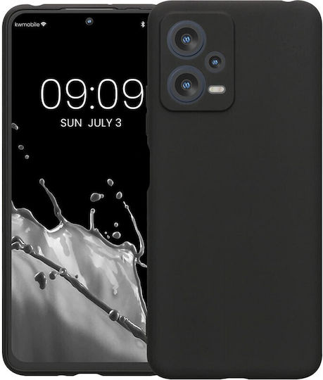 KWmobile Back Cover Σιλικόνης 1.3mm Matte Black (Redmi Note 12 5G / Poco X5 5G)