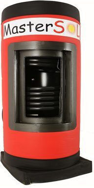 MasterSOL Boiler Λεβητοστασίου Glass 500lt με δύο Εναλλάκτες Τριπλής Ενέργειας