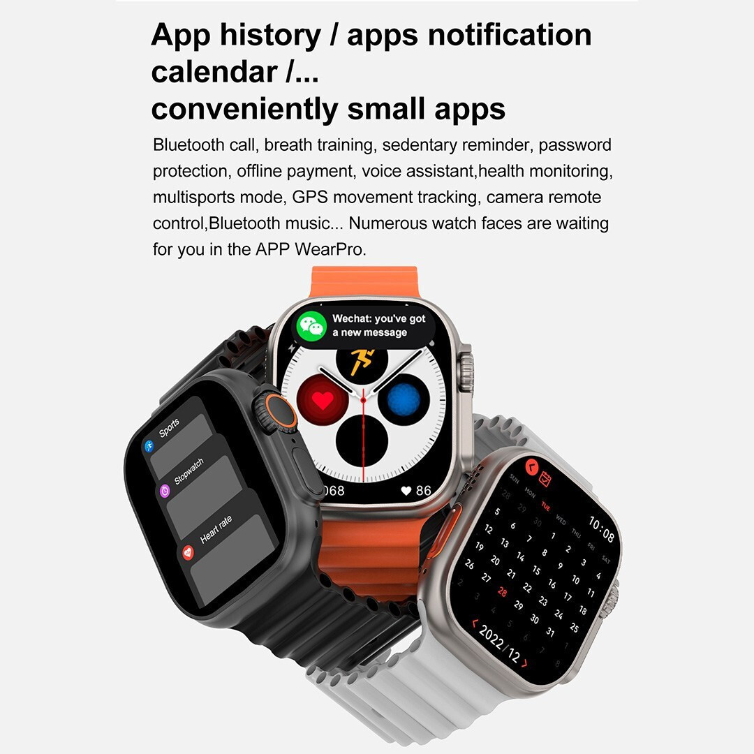 DT8 ULTRA Max Smartwatch (Μαύρο) | Skroutz.gr