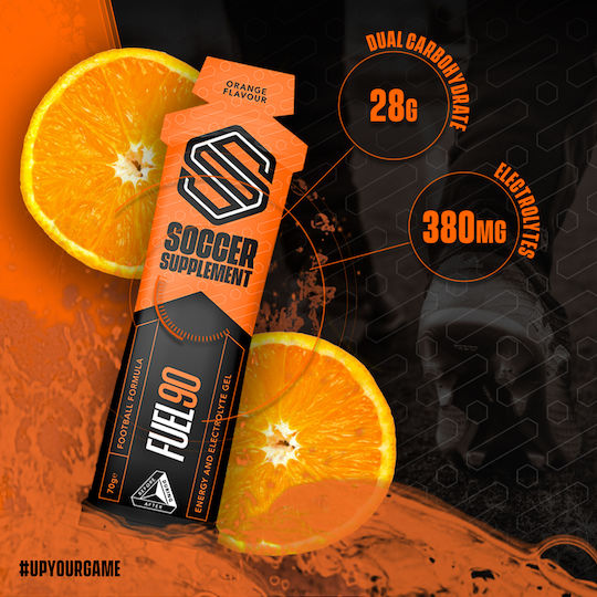 Soccer Supplement Fuel 90 Caffeine Gel Orange 12 x 70gr