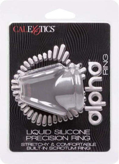 Calexotics Alpha Precision Cock Ring Schwanz & Hoden Silikon Gray