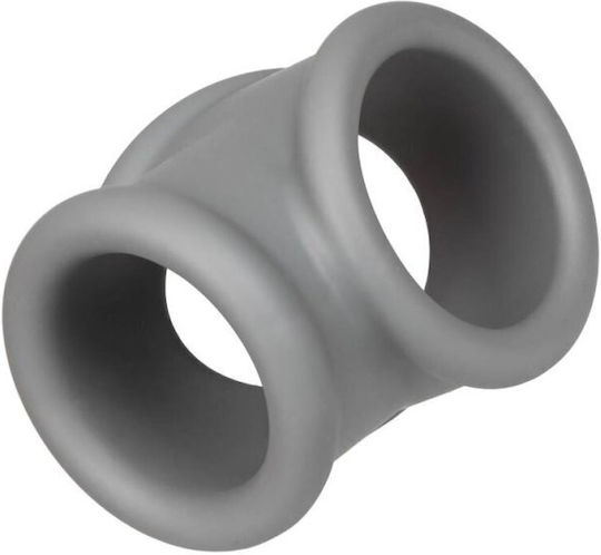 Calexotics Alpha Precision Cock Ring Schwanz & Hoden Silikon Gray