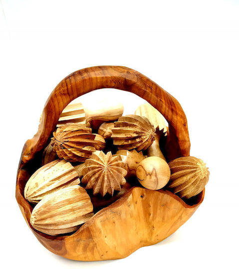 Wooden Art 07 Στίφτης Χειρός Λεμονιού από Ξύλο σε Καφέ Χρώμα Wooden Art 07 Στίφτης Χειρός Λεμονιού από Ξύλο σε Καφέ Χρώμα