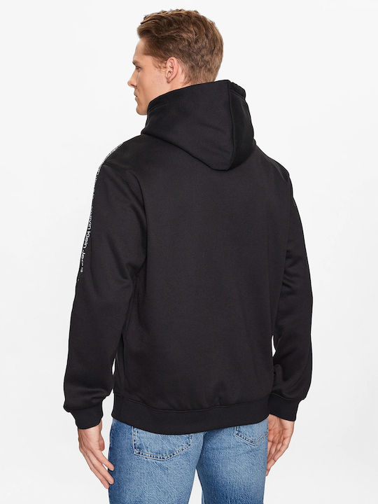 Calvin Klein Herren Sweatshirt mit Kapuze Black