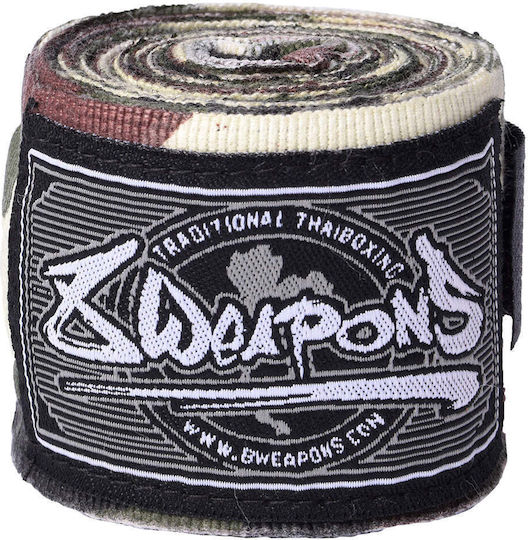 8 Weapons 8090007 Martial Arts Hand Wraps 5m Mehrfarbig