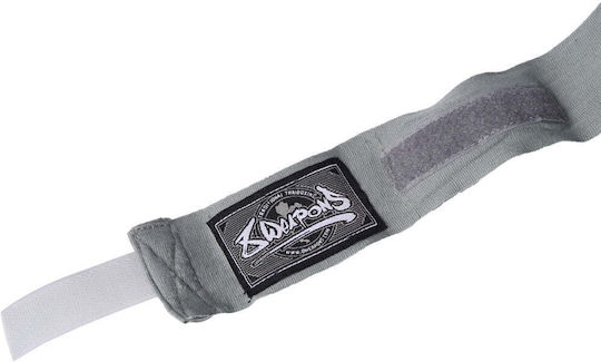 8 Weapons 8090005 Martial Arts Hand Wraps 5m Gray