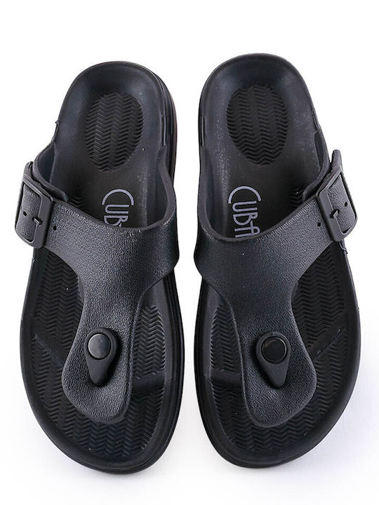 11011SD Zak Women's Flip Flops Flip Flops Black