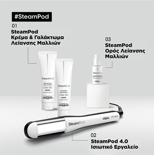 L'Oréal Professionnel SteamPod 4 Hair Straightener with Steam and Ceramic Plates