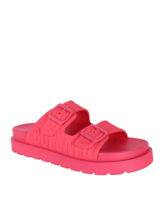 Buffalo Flip Flops in Sandal Style Fuchsia