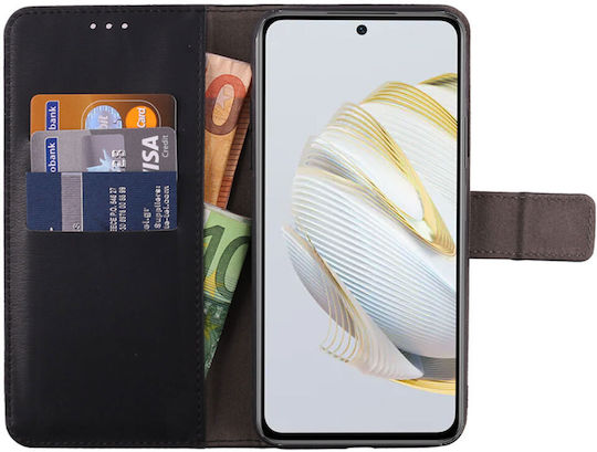 Volte-Tel Allure Magnet Clip Книга Изкуствена кожа Черен (Huawei Nova 10)