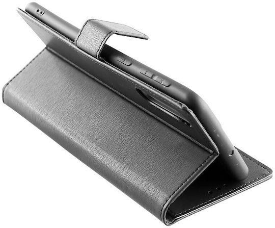 Volte-Tel Allure Magnet Clip Book Piele artificială Negru (Realme 10 Pro 5G)
