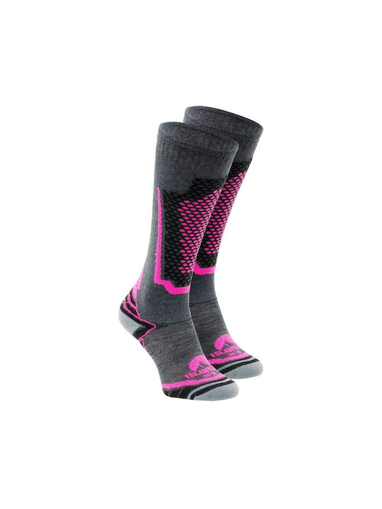 NEW ICE BLACK/ DARK GREY/ FUCHSIA HI-TEC ΚΑΛΤΣΕΣ ΣΚΙ Hi-Tec