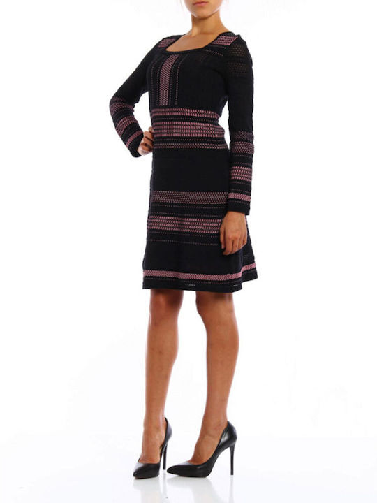 MISSONI MESHWORK JERSEY KLEID LD0KD142A9-2A9-SCHWARZ