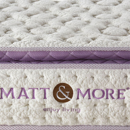 Matt & More Levanda Double Anatomic Saltea 150x200x28cm cu Suprapozabil