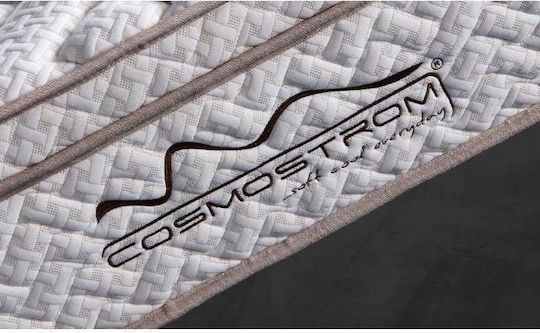 Cosmostrom Memory Silk Υπέρδιπλο Ανατομικό Στρώμα Memory Foam / Foam 160x200x30cm με Ανεξάρτητα Ελατήρια & Ανώστρωμα