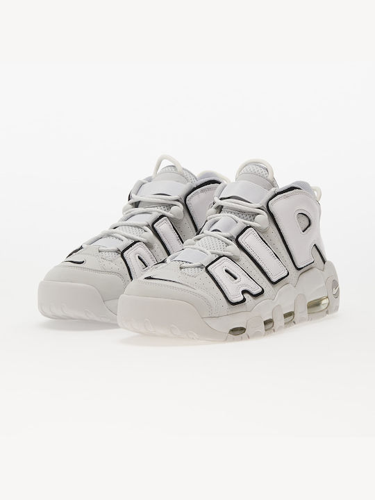 Nike Air More Uptempo '96 Herren Sneakers Photon Dust / Metallic Silver / White / Black