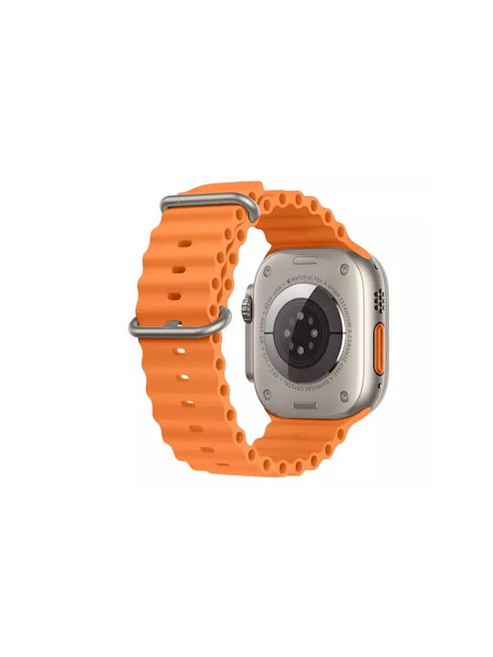 Techsuit Watchband W038 Armband Silikon Orange (Apple Watch 38/40/41/42mm) KF2310818