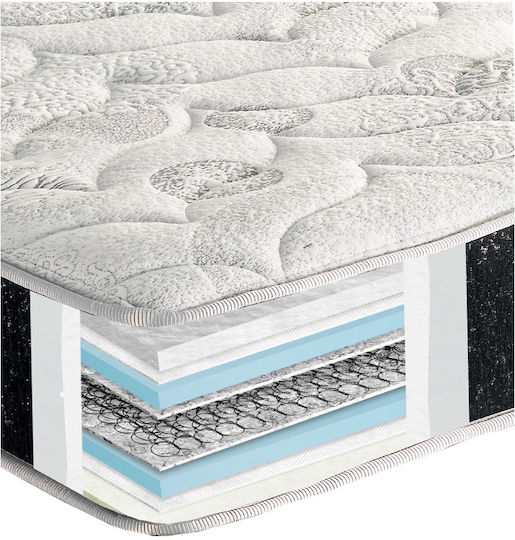 Orion Strom E08 Elegant Cool Max Extra Plus Μονό Ορθοπεδικό Στρώμα Διπλής Όψης 90x200x24cm με Ελατήρια