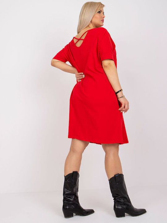 BFG Sommer Mini Kleid Rot