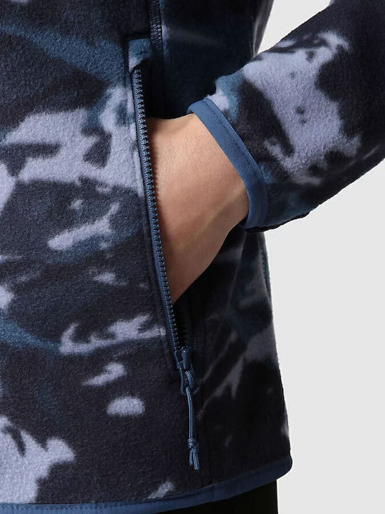 Glacier Fleece Γυναικεία Ζακέτα με Φερμουάρ σε Navy Μπλε Χρώμα
