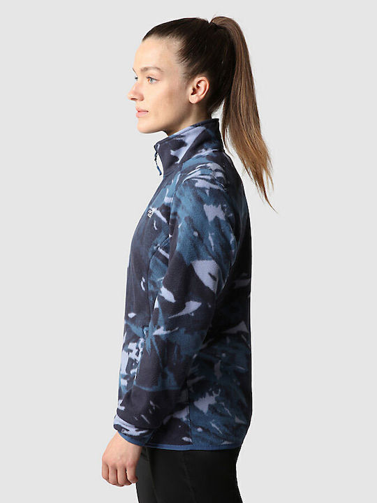 Glacier Fleece Γυναικεία Ζακέτα με Φερμουάρ σε Navy Μπλε Χρώμα
