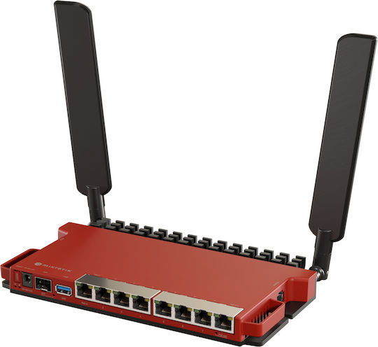 MikroTik L009UiGS-2HaxD-IN v7 Ασύρματο Router Wi‑Fi 6 με 8 Θύρες Gigabit