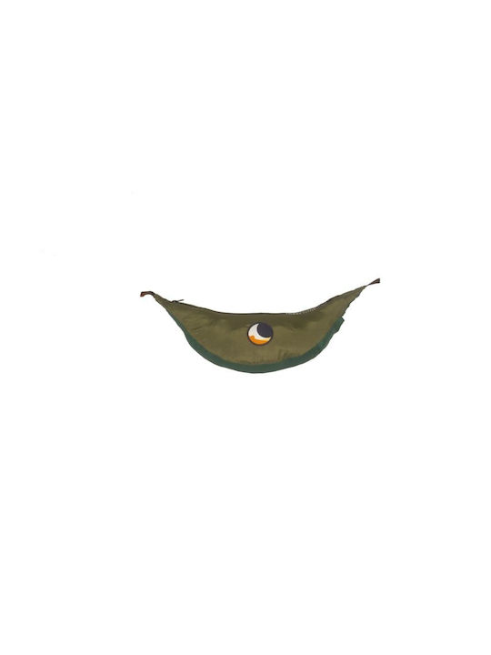 Ticket To The Moon Parachute Double Hammock Dark Green / Khaki 320x200cm