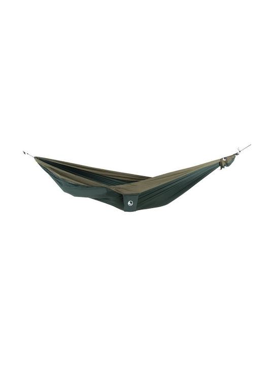 Ticket To The Moon Parachute Double Hammock Dark Green / Khaki 320x200cm