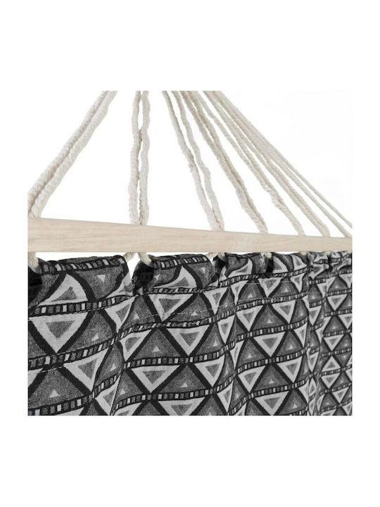Spokey Zuni BK WT Αιώρα Υφασμάτινη Black 100x200εκ.