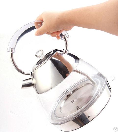 Fram 2200GX Retro Kettle 1.7lt 2000W Silver