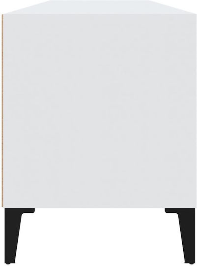 Έπιπλο Τηλεόρασης Λευκό Μ100xΠ34.5xΥ44.5cm
