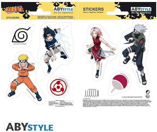 Dekorativer Aufkleber Wand Naruto 7Stück 11x16cm Abysse