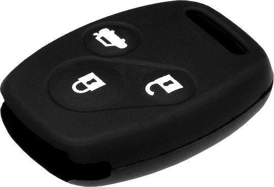 Silicone Car Key Cover Case for Honda Black 3005.01