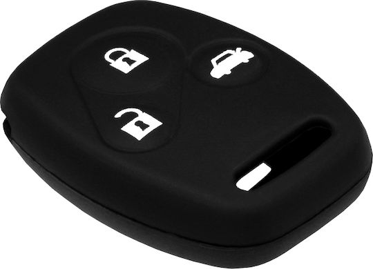 Silicone Car Key Cover Case for Honda Black 3005.01