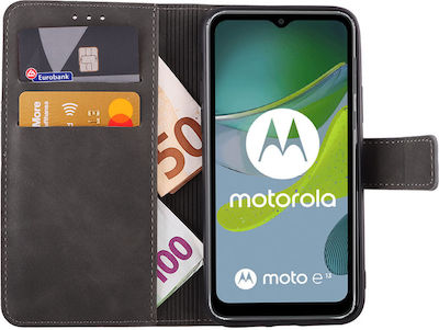 Lime Essential Magnet Synthetic Leather Book Gray (Motorola Moto E13)