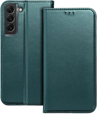 Smart Magneto Buchen Sie Synthetisches Leder Dark Green (Galaxy A14)