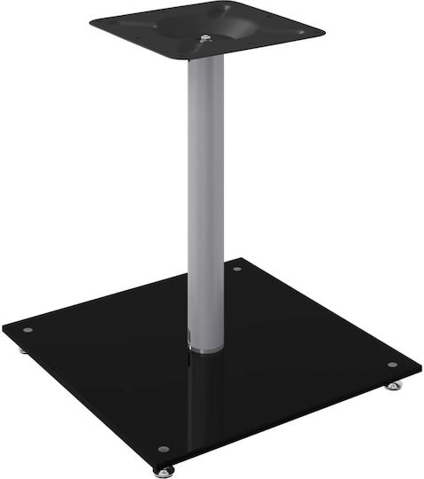 vidaXL Speaker Stands in Silver / Black Color