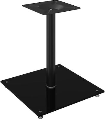 vidaXL Floor Standing Speaker Stands (Pair) Black