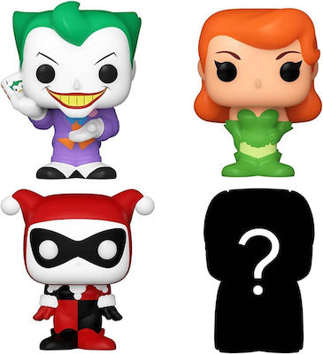 Funko Bitty Pop! Heroes: DC Comics - Harley Quinn, Poison Ivy, The Joker Chase