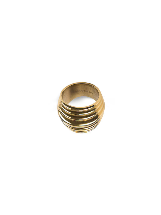 DYRBERG/KERN GOLD PLATED SILVER RING 339102