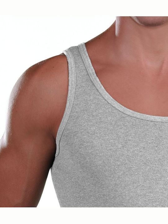 Lord Men's Tank Top, Mélange, Color Grey