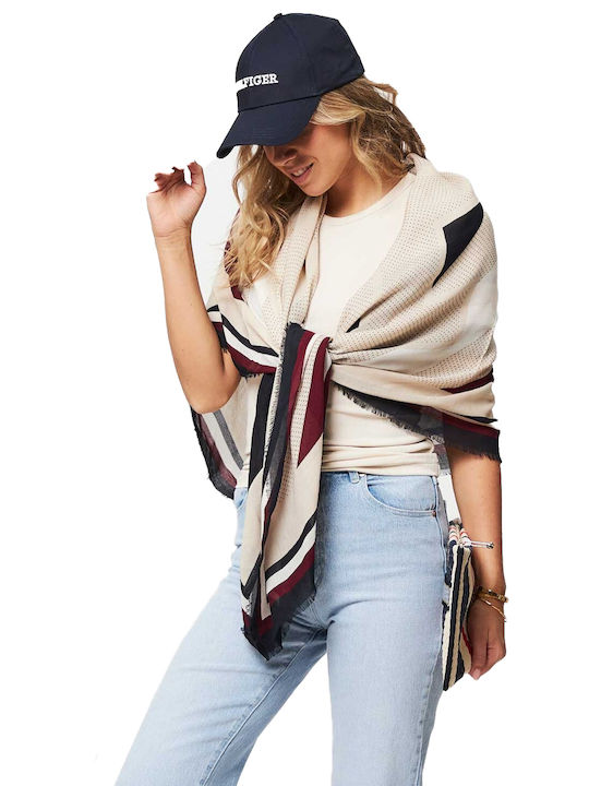 Tommy Hilfiger Γυναικείο Φουλάρι Μπεζ