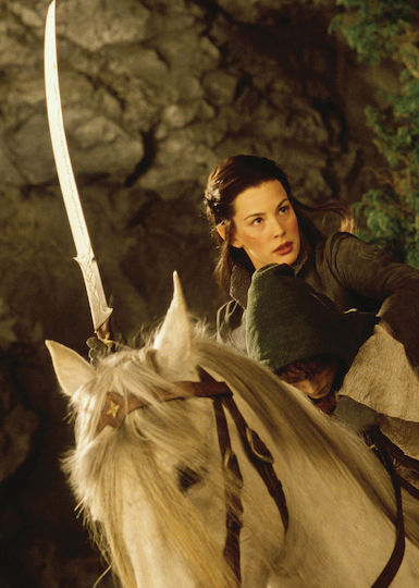 United Cutlery Lord of the Rings Hadhafang Sword of Arwen Sword Replica Length 97cm in Scale 1:1
