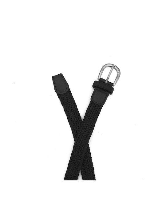 Ustyle Men's Knitted Elastic Belt Black