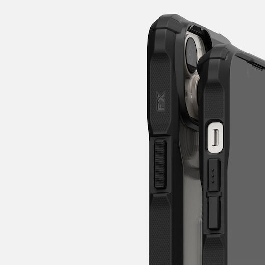 Ringke Fusion X Back Cover Σιλικόνης Μαύρο (iPhone 14 Plus)